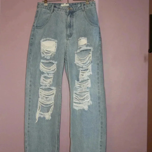 Dance & Marvel Front Ripped Jeans - Picture 1 of 11